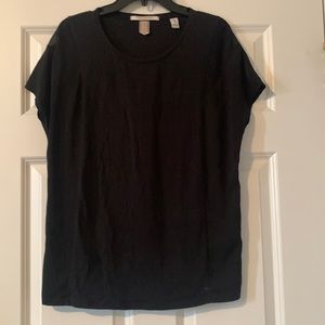 Scotch and Soda, black t-shift with sheer side paneling